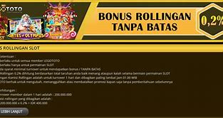 Berapa Bonus Rollingan Slot