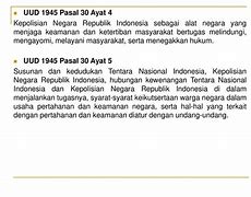 Pasal 30 Ayat 3 Dan 4